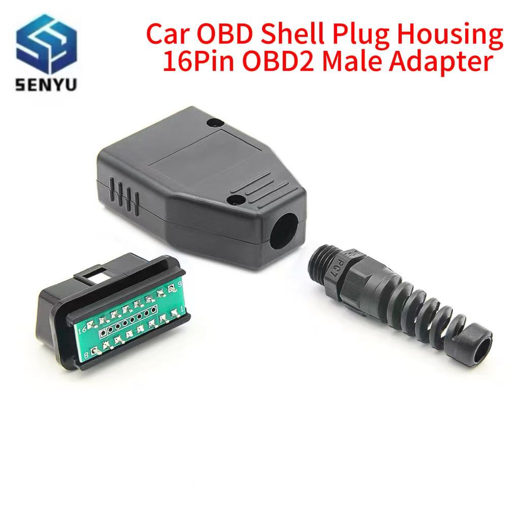 Shelly Plug - 1Set Konektor Universal 16Pin OBDii OBD2