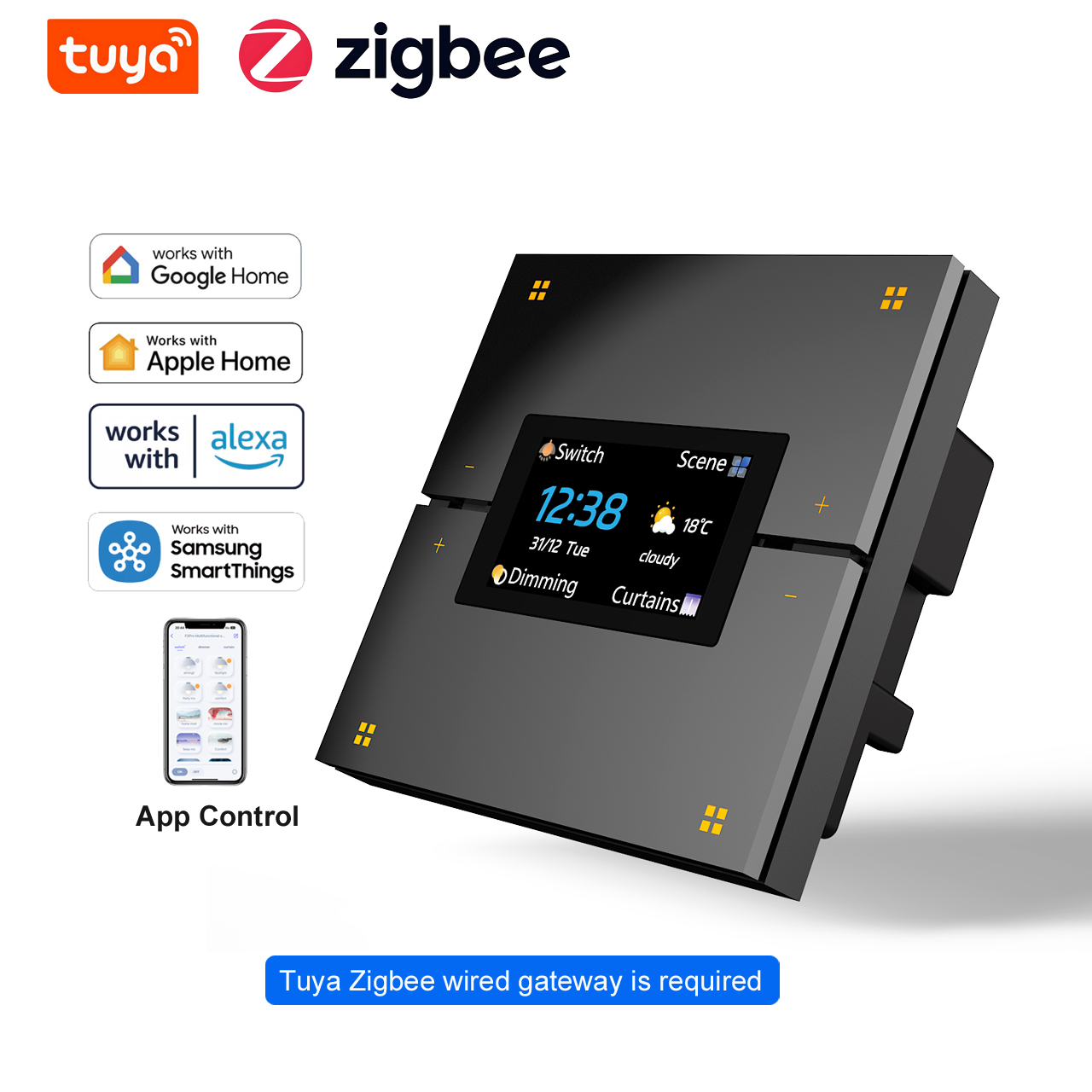 Smart Relay Tuya - Sakelar Lampu Dinding Pintar Tuya M9