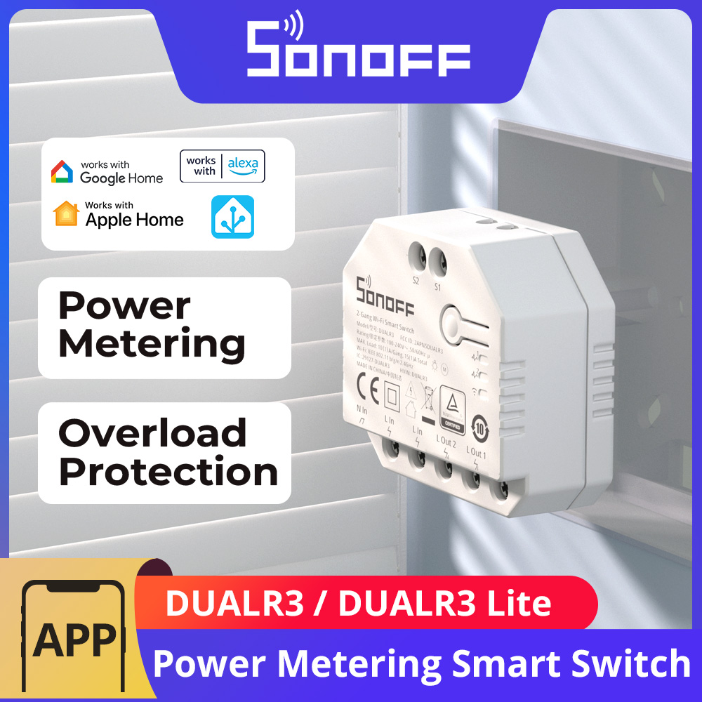 Sonoff Mini R4 - Modul Relay Ganda SONOFF DUALR3 /